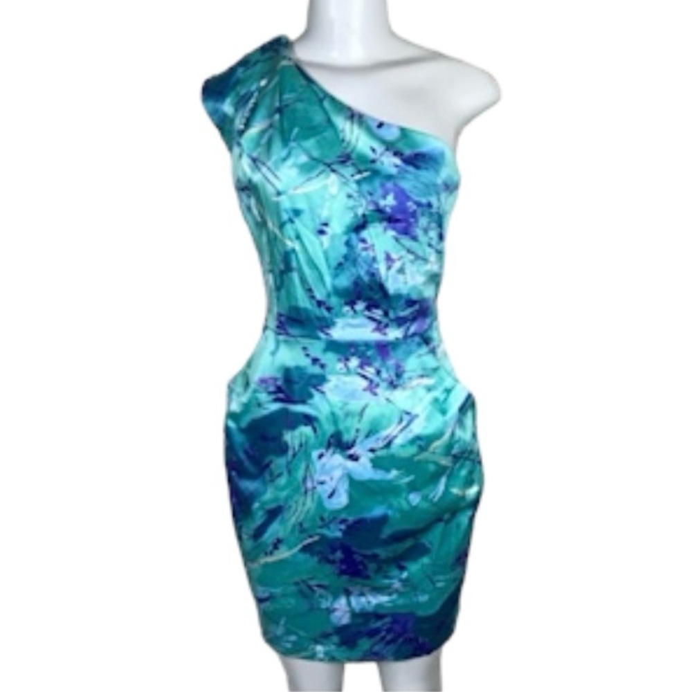 Bisou Bisou Michelle Bohbot Dress Sleeveless Floral Sz 8 Indie Sleeze Y2K Party